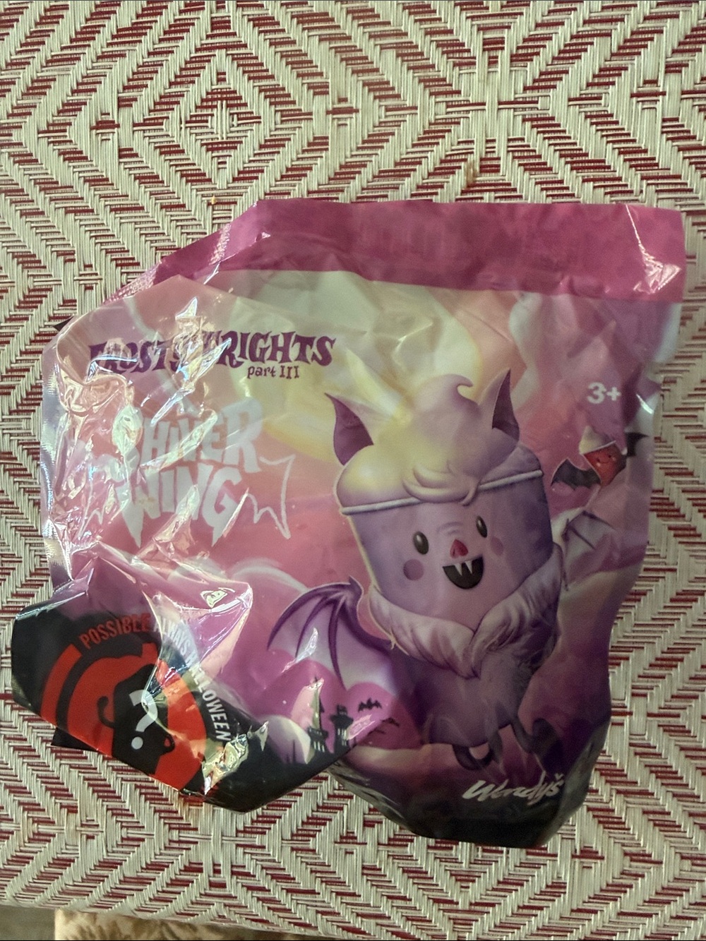 Wendy’s Purple Bat Marshmallow Kids Meal toy